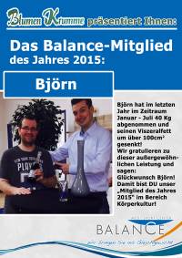 Mitglied des Jahres - Bjoern